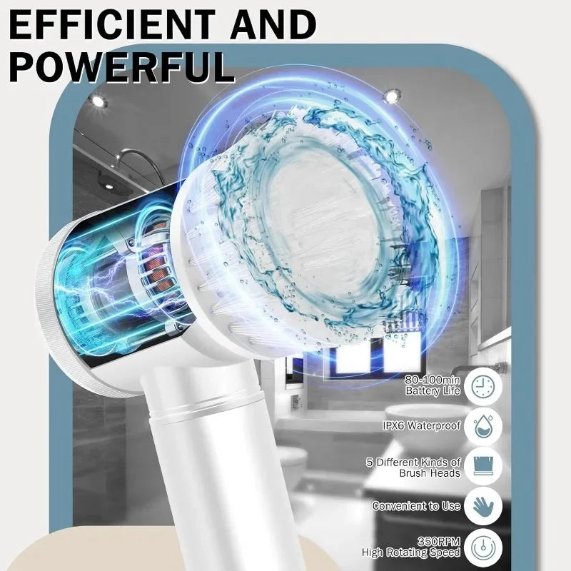 Electric kitchen brush
