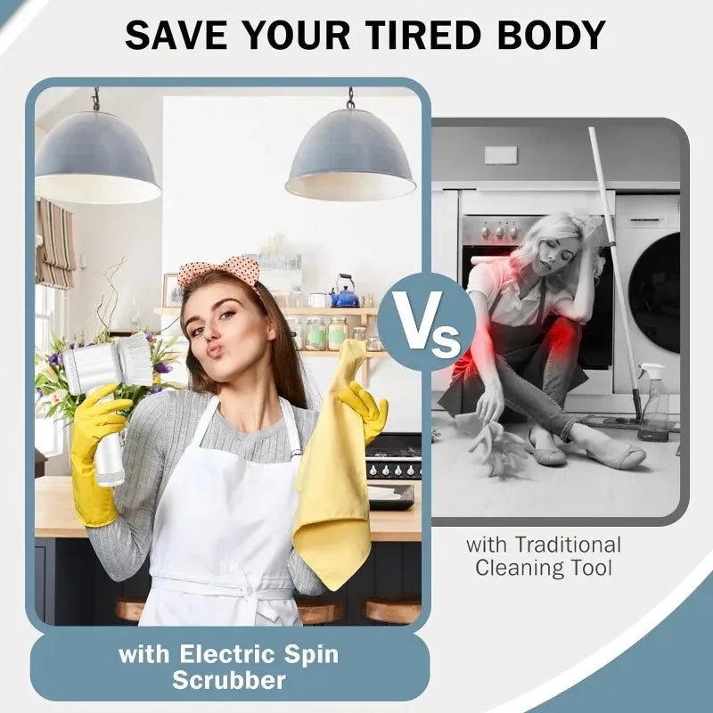 Electric kitchen brush